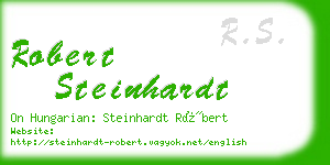 robert steinhardt business card